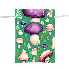 Forest Mushroom Garden Path Lightweight Drawstring Pouch (xl) by GardenOfOphir