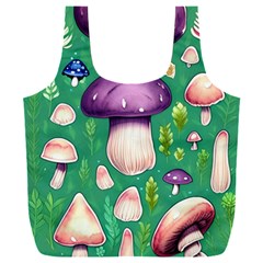 Forest Mushroom Garden Path Full Print Recycle Bag (xxl) by GardenOfOphir