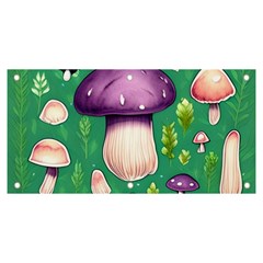 Forest Mushroom Garden Path Banner And Sign 6  X 3  by GardenOfOphir