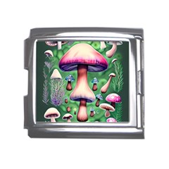 Secret Forest Mushroom Fairy Mega Link Italian Charm (18mm) by GardenOfOphir