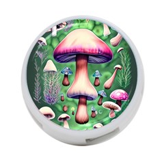 Secret Forest Mushroom Fairy 4-port Usb Hub (two Sides) by GardenOfOphir