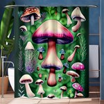 Secret Forest Mushroom Fairy Shower Curtain 60  x 72  (Medium)  60 x72  Curtain