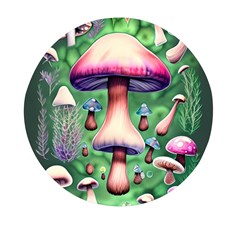 Secret Forest Mushroom Fairy Mini Round Pill Box