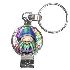 Enchanted Mushroom Forest Fairycore Nail Clippers Key Chain by GardenOfOphir