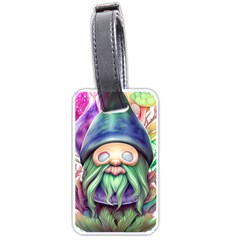 Enchanted Mushroom Forest Fairycore Luggage Tag (one Side) by GardenOfOphir