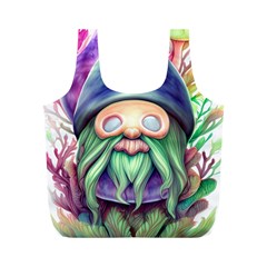 Enchanted Mushroom Forest Fairycore Full Print Recycle Bag (m) by GardenOfOphir