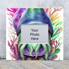 Enchanted Mushroom Forest Fairycore White Wall Photo Frame 5  X 7  by GardenOfOphir