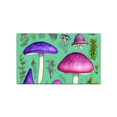 Foraging In The Mushroom Forest Sticker Rectangular (10 Pack) by GardenOfOphir