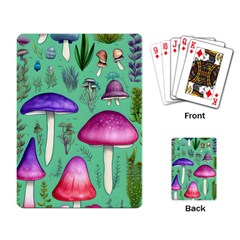 Foraging In The Mushroom Forest Playing Cards Single Design (rectangle) by GardenOfOphir