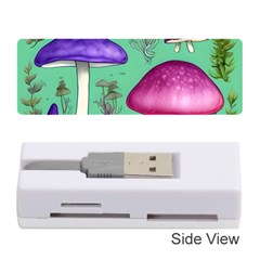 Foraging In The Mushroom Forest Memory Card Reader (stick) by GardenOfOphir