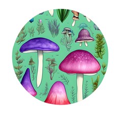 Foraging In The Mushroom Forest Mini Round Pill Box (pack Of 3) by GardenOfOphir