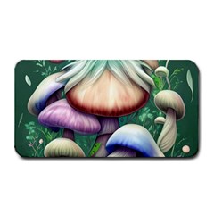 Natural Mushroom Fairy Garden Medium Bar Mat by GardenOfOphir