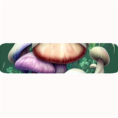 Natural Mushroom Fairy Garden Large Bar Mat by GardenOfOphir