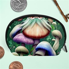 Natural Mushroom Fairy Garden Accessory Pouch (large) by GardenOfOphir