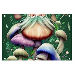 Natural Mushroom Fairy Garden Banner And Sign 6  X 4  by GardenOfOphir