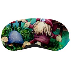 Vintage Flowery Mushroom Sleeping Mask by GardenOfOphir