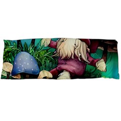 Vintage Flowery Mushroom Body Pillow Case (dakimakura) by GardenOfOphir