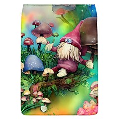 Vintage Flowery Mushroom Removable Flap Cover (l) by GardenOfOphir