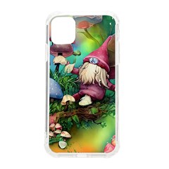 Vintage Flowery Mushroom Iphone 11 Tpu Uv Print Case by GardenOfOphir