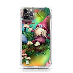 Vintage Flowery Mushroom Iphone 11 Pro 5 8 Inch Tpu Uv Print Case by GardenOfOphir