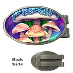 Woodsy Mushroom Forest Nature Money Clips (Oval)  Front