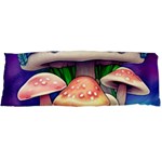 Woodsy Mushroom Forest Nature Body Pillow Case Dakimakura (Two Sides) Back