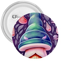 Mushroom Core 3  Buttons by GardenOfOphir