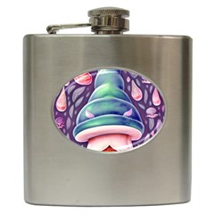 Mushroom Core Hip Flask (6 Oz) by GardenOfOphir