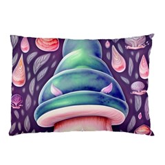 Mushroom Core Pillow Case by GardenOfOphir