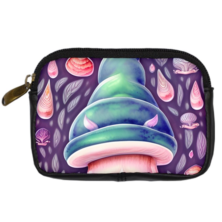 Mushroom Core Digital Camera Leather Case