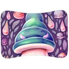 Mushroom Core Velour Seat Head Rest Cushion by GardenOfOphir