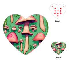 Forest Fairy Core Playing Cards Single Design (heart) by GardenOfOphir