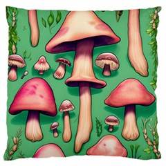 Forest Fairy Core Large Premium Plush Fleece Cushion Case (two Sides) by GardenOfOphir