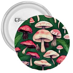 Foraging In The Mushroom Zone 3  Buttons by GardenOfOphir