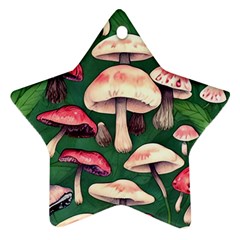 Foraging In The Mushroom Zone Ornament (star)