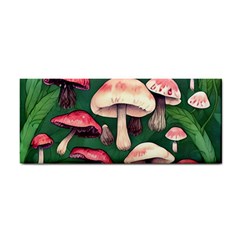 Foraging In The Mushroom Zone Hand Towel by GardenOfOphir