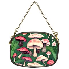 Foraging In The Mushroom Zone Chain Purse (one Side) by GardenOfOphir