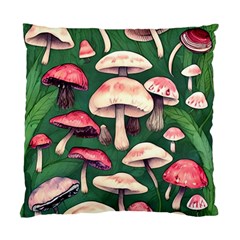 Foraging In The Mushroom Zone Standard Cushion Case (one Side) by GardenOfOphir