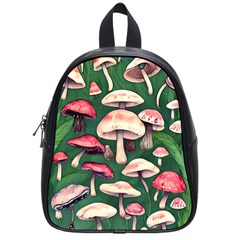 Foraging In The Mushroom Zone School Bag (small) by GardenOfOphir