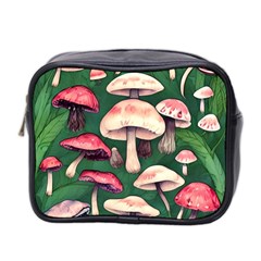 Foraging In The Mushroom Zone Mini Toiletries Bag (two Sides) by GardenOfOphir