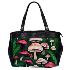 Foraging In The Mushroom Zone Oversize Office Handbag by GardenOfOphir