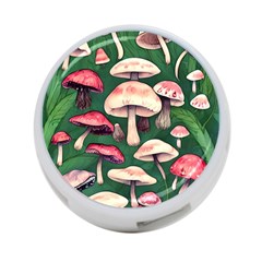 Foraging In The Mushroom Zone 4-port Usb Hub (two Sides) by GardenOfOphir