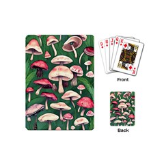 Foraging In The Mushroom Zone Playing Cards Single Design (mini) by GardenOfOphir