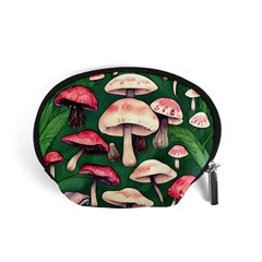 Foraging In The Mushroom Zone Accessory Pouch (small) by GardenOfOphir