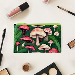 Foraging In The Mushroom Zone Cosmetic Bag (xs) by GardenOfOphir