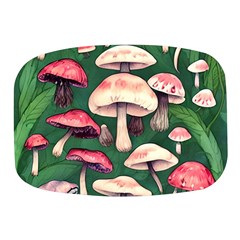 Foraging In The Mushroom Zone Mini Square Pill Box by GardenOfOphir