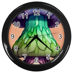 A Light Fantasy Wall Clock (black) by GardenOfOphir