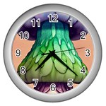 A Light Fantasy Wall Clock (Silver) Front