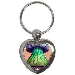 A Light Fantasy Key Chain (heart) by GardenOfOphir