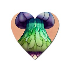 A Light Fantasy Heart Magnet by GardenOfOphir